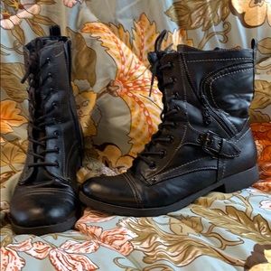 G by Guess motorcycle boots